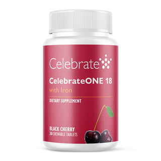 CelebrateONE 18 Once Daily Bariatric Chewable Multivitamin med Järn 