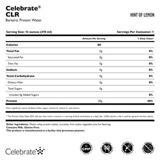 Celebrate® CLR 20g proteiini vesi