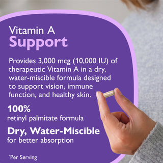 A-vitamiini 3.000mcg (10.000 IU), kapselit