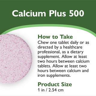 Kalsium PLUS 500, pureskeltava