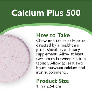 Kalsium PLUS 500, pureskeltava