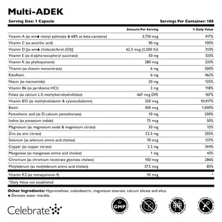 Multi-ADEK-vitamiini ilman rautaa, kapselit