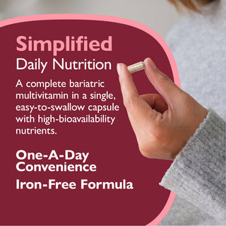 CelebrateONE Kerran päivässä Bariatric Multivitamiini ilman rautaa, kapselit, kapselit