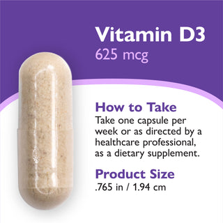 D3-vitamiini 625mcg (25.000 IU), kapselit