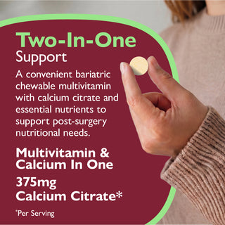 Essential Multi 2 in 1 monivitamiini kalsiumin kanssa, pureskeltava, pureskeltava