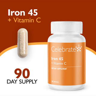 Rauta 45 mg + C-vitamiini, kapselit
